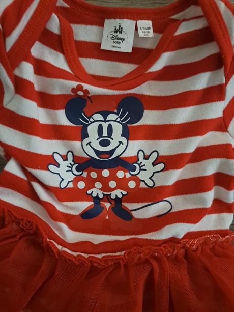 Body minnie so sukničkou, disney,68