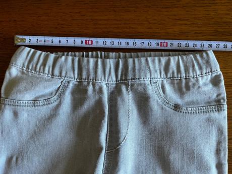 Riflové pohodlné jegginsy, h&m,122