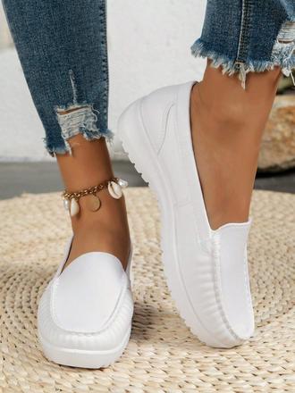 Slip on biele, 35 - 42