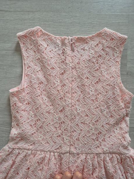 Čipkované ŝaty ružové 134, f&f,134