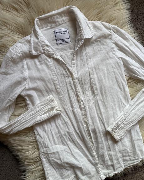 Dievčenská košela 134/140 biela, terranova,134