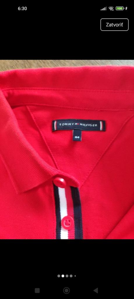 Chlapčenské tričko, tommy hilfiger,164