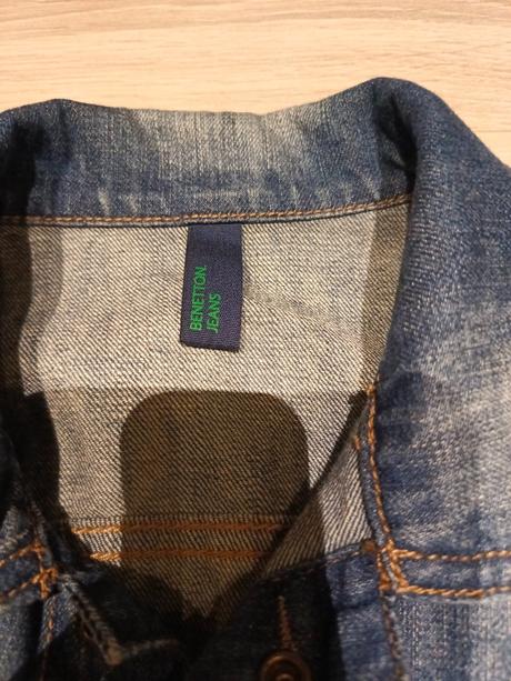 Chlapčenská riflova bunda, benetton,158