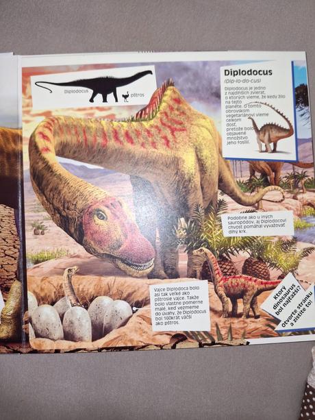 Úžasné dinosaury- kniha, 