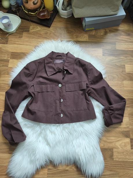 Dámske štýlové crop top sako, amisu,40