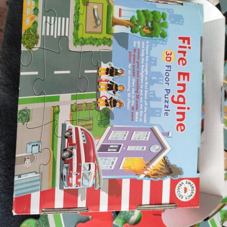 Fire engine 3d puzzle,