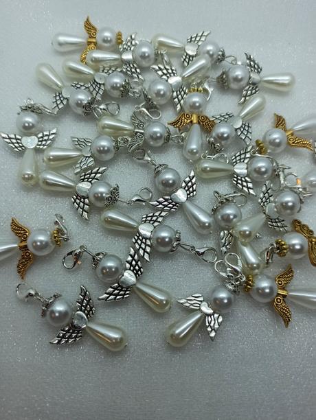 Handmade kľúčenky-anjelikovia na kľúčenku, 