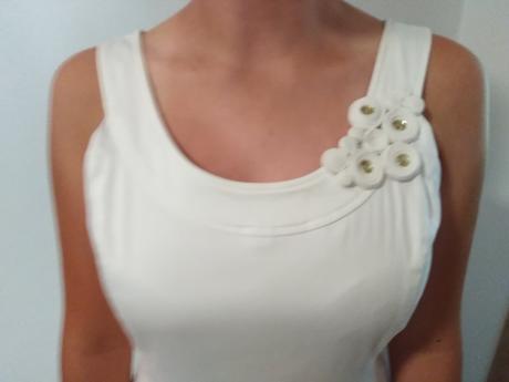 Biele šaty., calvin klein,m