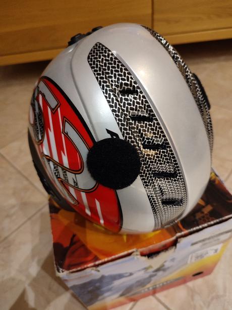 Detská lyžiarska prilba alpina + okuliare salice, alpina sports,s