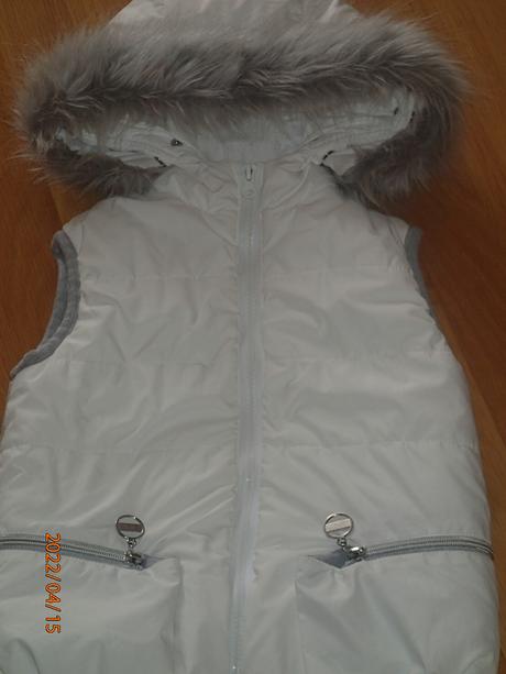 Biela vesta wojčik, wojcik,128