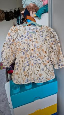 Blúzka s puf rukávmi, h&m,m
