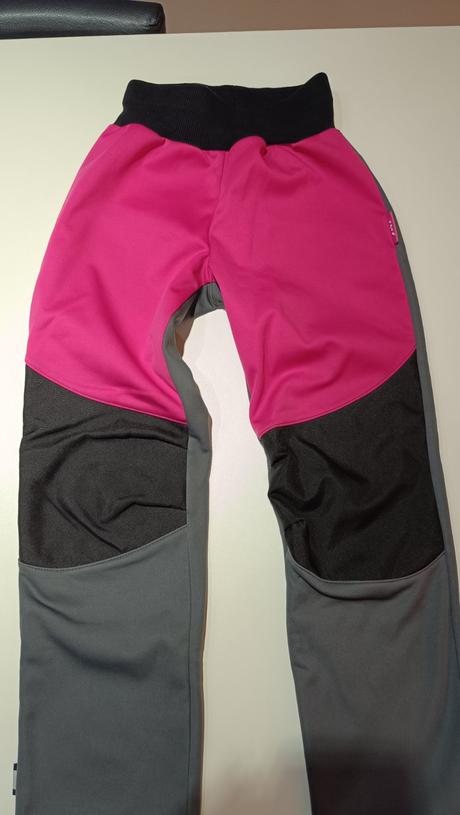 Unuo, detské softshellové nohavice s fleecom, unuo,140