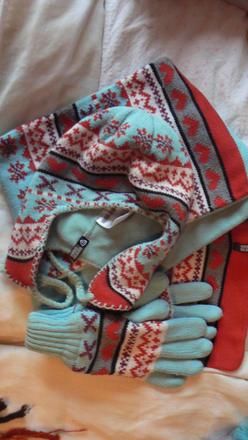 Pletená súprava na zimu nordblanc, 152