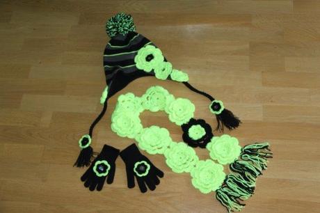 Set čiapočka, šálik a rukavičky, 122