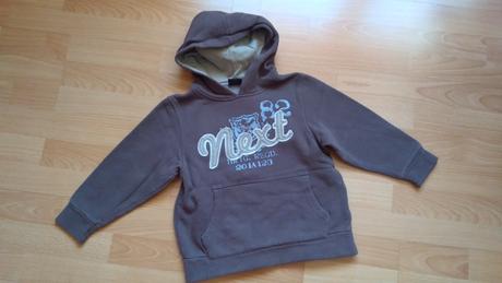 Hnedá mikinka s kapuckou, 110-116, next,116