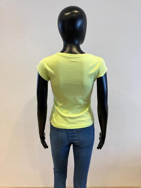 Dámske tričko s potlačou svetlozelené (s), s