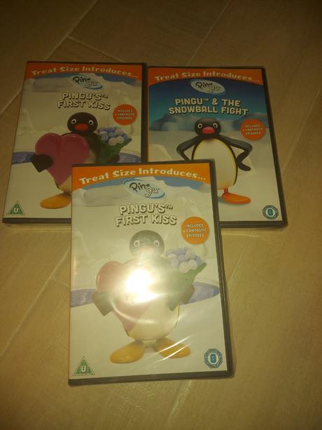 3x dvd pingu za 3 eur, 