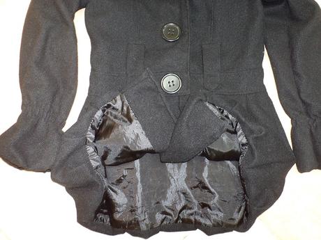 Qed london flaušový kabát 34/36, s