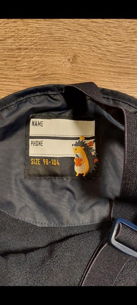 Tchibo zateplene nohavice do dazda 98/104, tchibo,98