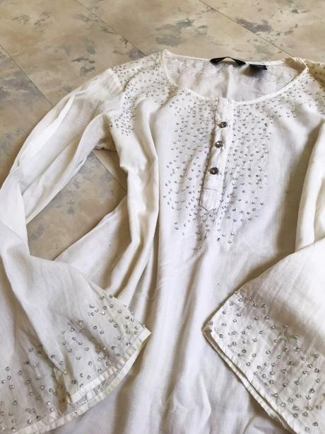 Batistová košeľa/tunika s/m, m