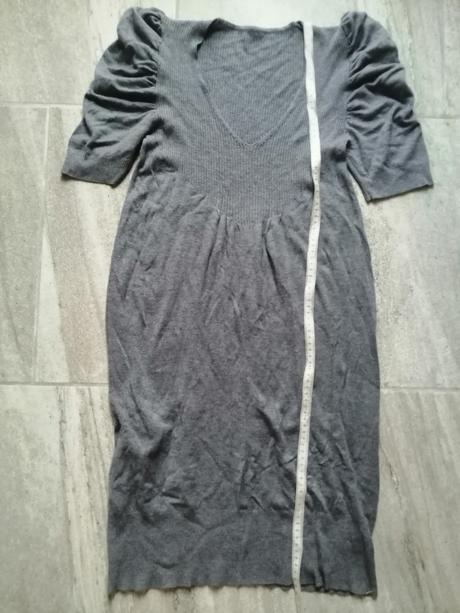 Sivé jemné pohodlné šaty vm-l,viskóza,modal, lindex,m