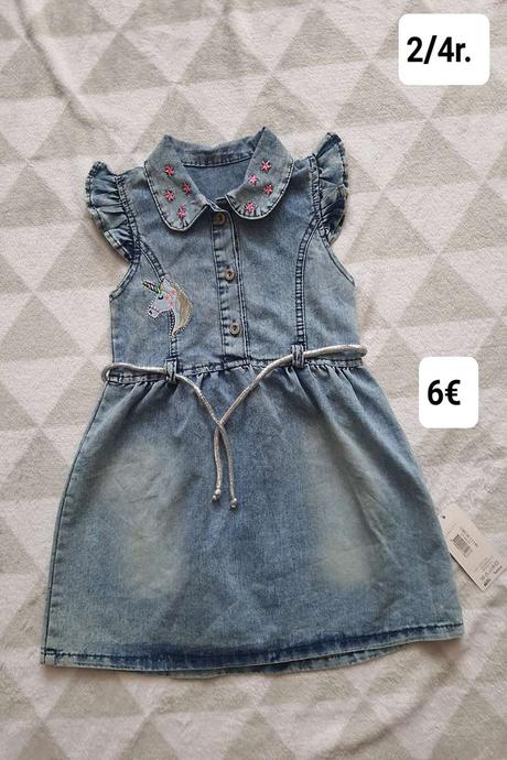 Letné džínsové šaty, 98