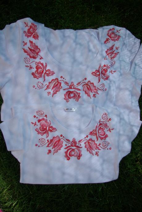 Tričko s ľudovým motívom, l - xxl