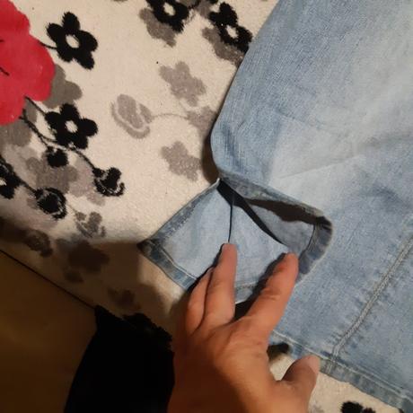 Damske riflove šaty, l