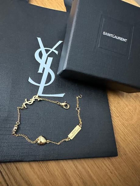 Nový nenosený náramok na ruku ysl, yves saint laurent