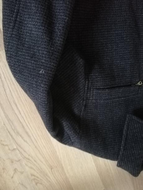 Tmavosedy pánsky kabát, m