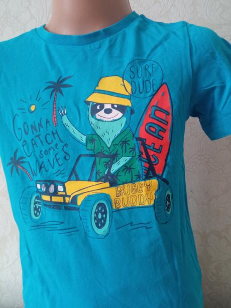 Chlapčenské tričko s potlačou a nápismi (110), 110