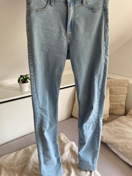 Modré rifle, h&m,36