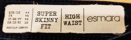 Predám dámske elastické rifle esmara veľ44 (xxl), esmara,xxl