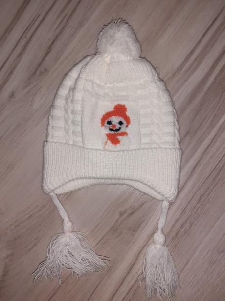 Zimná čiapka so snehuliakom 62, 62