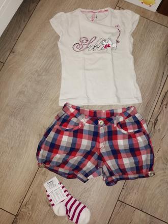 Tričko sarabanda, kraťasky zara, zara,110