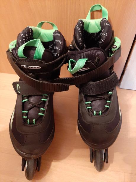 Kolieskové korčule, nastaviteľné, 31