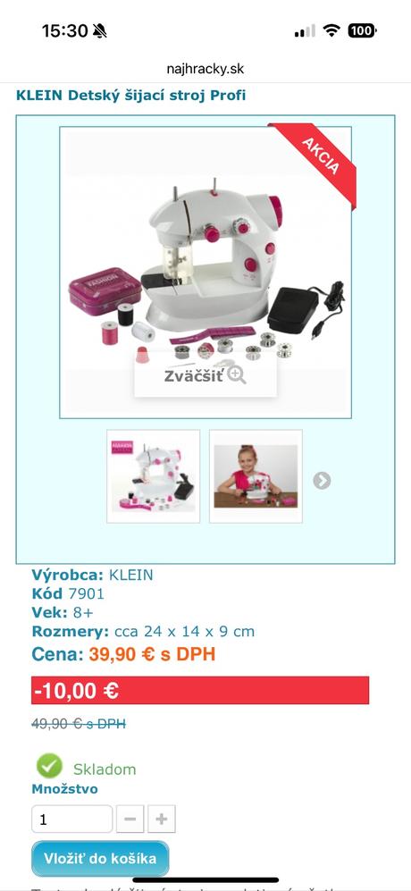 Detsky sijaci stroj, 