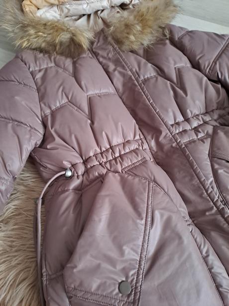 Zimná bunda s pravou kožušinou, l