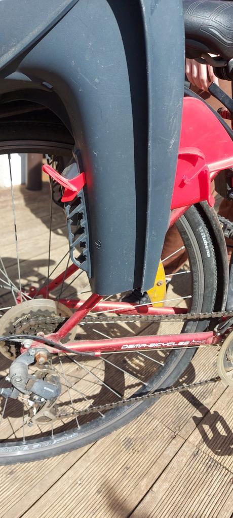 Zadná sedačka na bicykel,