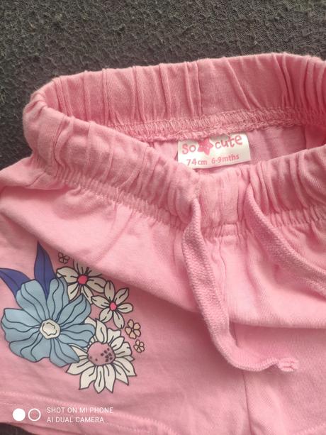 Ružové kraťasky veľ.74, pepco,74