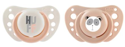 Chicco silikónový cumlík physio forma air ružový 2, chicco