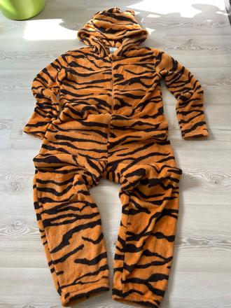 Plysovy overal tiger, h&m,140