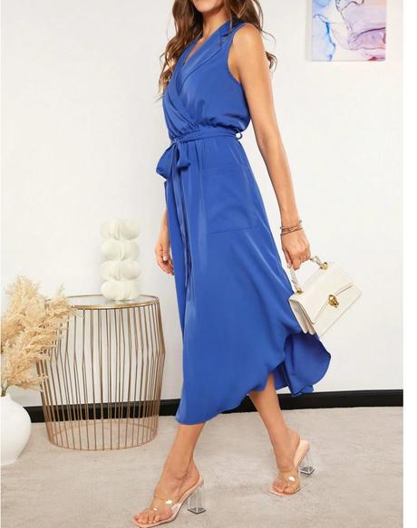 Modre saty s vreckami, l / m