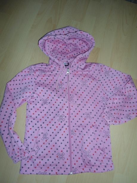 Ruzova dievcenska mikina, 134