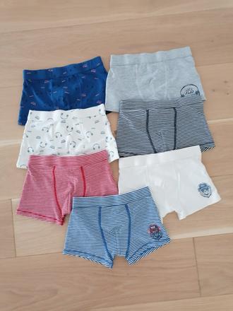 7x trenky, vertbaudet,128