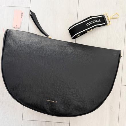 Coccinelle xl crossbody čierna, originál, doklad, coccinelle