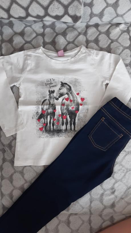 Riflove leginky +tricko, 104–116