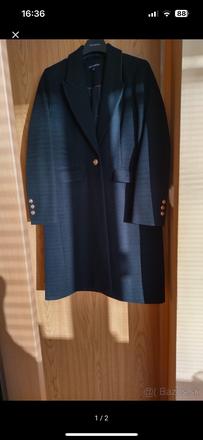 Dámsky flaušový kabát pre nízke postavy., next,44