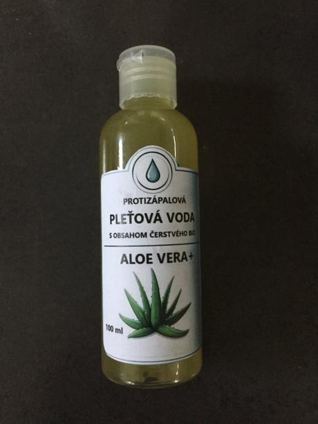 Protizapalova voda z čerstveho bio aloe vera+,
