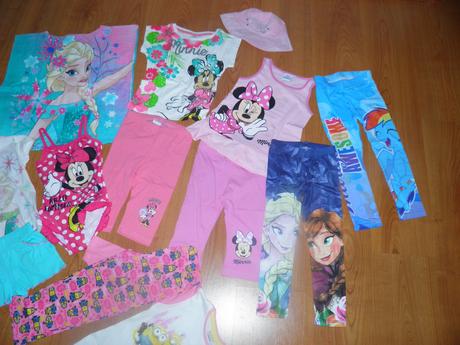 Velky balík letného oblečenia 104-116, 104–116